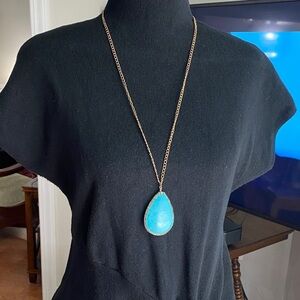Paparazzi Turquoise Pendant Necklace Make a 5-pc bundle for best price!